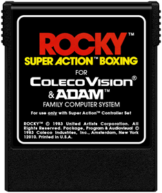 Rocky Super Action Boxing - Cart - Front Image