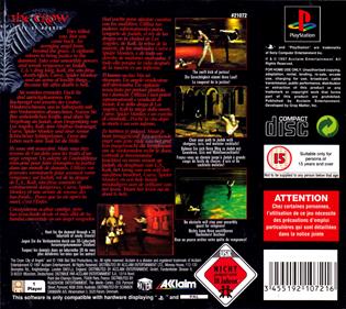 The Crow: City of Angels - Box - Back Image