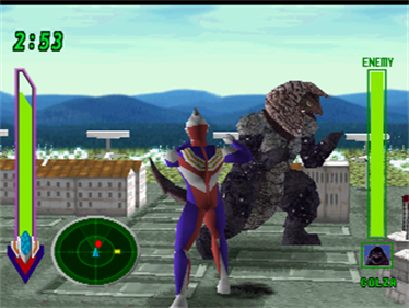 Ultraman Tiga & Dyna Fighting Evolution: New Generations - Screenshot - Gameplay Image