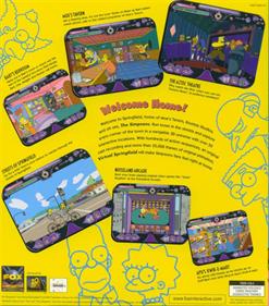 The Simpsons: Virtual Springfield - Box - Back Image