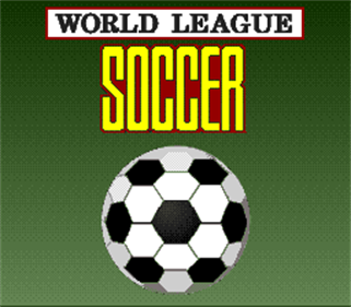 World League Soccer - Screenshot - Game Title Image