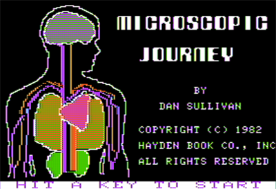 Microscopic Journey - Screenshot - Game Title Image