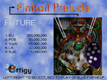 Pinball Prelude - Screenshot - Game Title Image