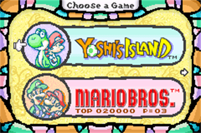 Super Mario Advance 3: Yoshi's Island - Screenshot - Game Select Image