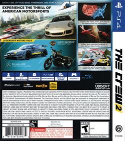 The Crew 2 - Box - Back Image