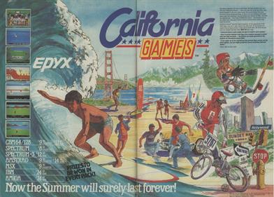 California Games - Advertisement Flyer - Front Image