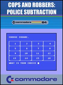 Cops and Robbers: Police Subtraction - Fanart - Box - Front Image