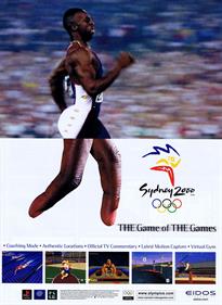 Sydney 2000 - Advertisement Flyer - Back Image