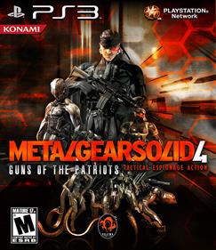 Metal Gear Solid 4: Guns of the Patriots - Fanart - Box - Front Image
