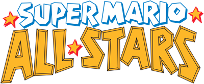 Super Mario All-Stars NES - Clear Logo Image