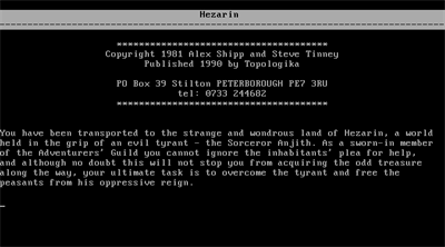 Hezarin - Screenshot - Game Title Image