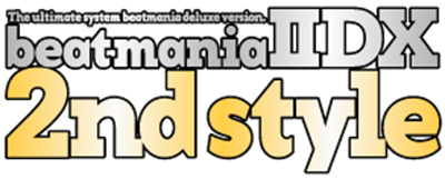 beatmania IIDX 2nd style - Clear Logo Image