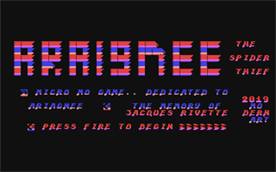 Araignee: Spider Thief - Screenshot - Game Title Image