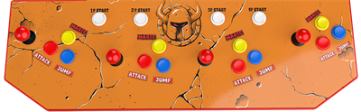 Golden Axe: The Revenge of Death Adder - Arcade - Control Panel Image