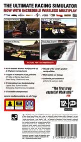 TOCA Race Driver 2: Ultimate Racing Simulator - Box - Back Image