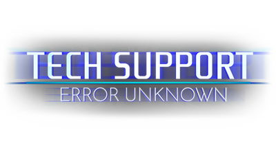 Tech Support Error Unknown - Clear Logo Image