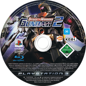 Dynasty Warriors: Gundam 2 - Disc Image
