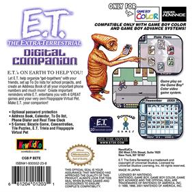 E.T. The Extra-Terrestrial: Digital Companion - Box - Back - Reconstructed Image