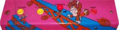 Crazy Kong Part II - Arcade - Control Panel Image