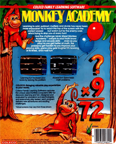 Monkey Academy - Box - Back Image