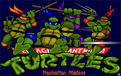 Teenage Mutant Ninja Turtles: Manhattan Missions - Screenshot - Game Title Image