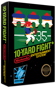 10-Yard Fight - Box - 3D Image