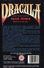 Dracula - Box - Back Image