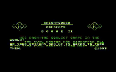 Bogue II - Screenshot - Game Title Image
