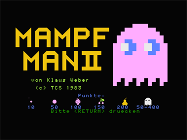 Mampf Man II - Screenshot - Game Title Image