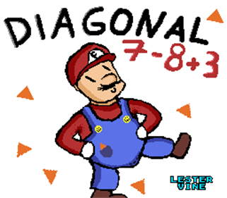 Super Diagonal Mario 2: The Ultimate Meme Machine - Screenshot - Game Title Image