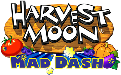 Harvest Moon: Mad Dash - Clear Logo Image