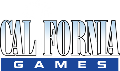 California Games (C64/DOS/Atari/Lynx/NES/SMS/Genesis) - Clear Logo Image