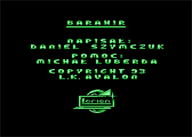 Barahir - Screenshot - Game Title Image