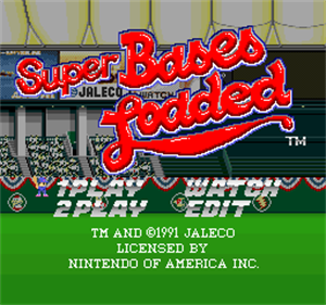 Super Bases Loaded - Screenshot - Game Title Image