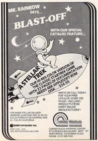 A Stellar Trek - Advertisement Flyer - Front Image