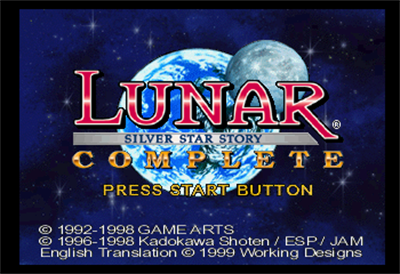 Lunar: Silver Star Story Complete - Screenshot - Game Title Image