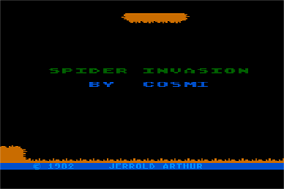 Spider Invasion - Screenshot - Game Title Image