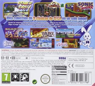 Sega 3D Classics Collection - Box - Back Image