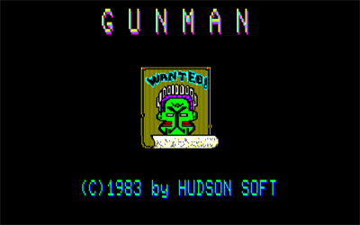 Gunman - Screenshot - Game Title Image