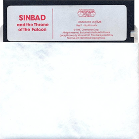 Sinbad and the Throne of the Falcon - Disc Image
