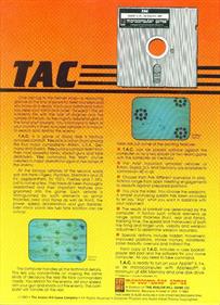 TAC: Tactical Armor Command - Box - Back Image