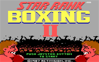 Star Rank Boxing II - Screenshot - Game Title Image