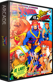 X-Men vs. Street Fighter - Box - 3D Image