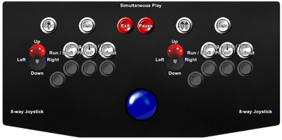 Super World Stadium '95 - Arcade - Controls Information Image