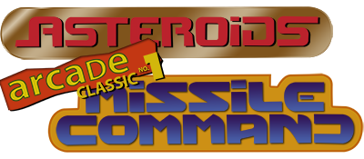 Arcade Classic 1: Asteroids / Missile Command - Clear Logo Image