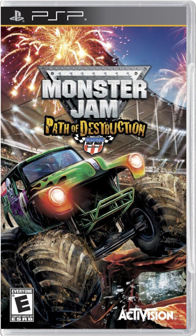 Jogo Novo Monster Jam Path Of Destruction Original Psp em Promoção na  Americanas