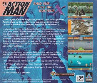 Action Man: Raid on Island X - Box - Back Image