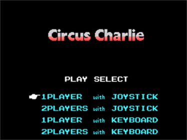 Circus Charlie - Screenshot - Game Title Image