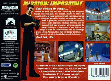 Mission: Impossible - Box - Back Image