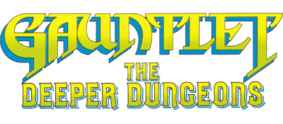 Gauntlet: The Deeper Dungeons - Clear Logo Image